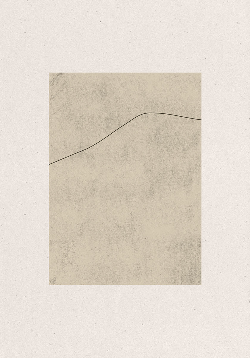 Linea sul poster beige sussurrato
