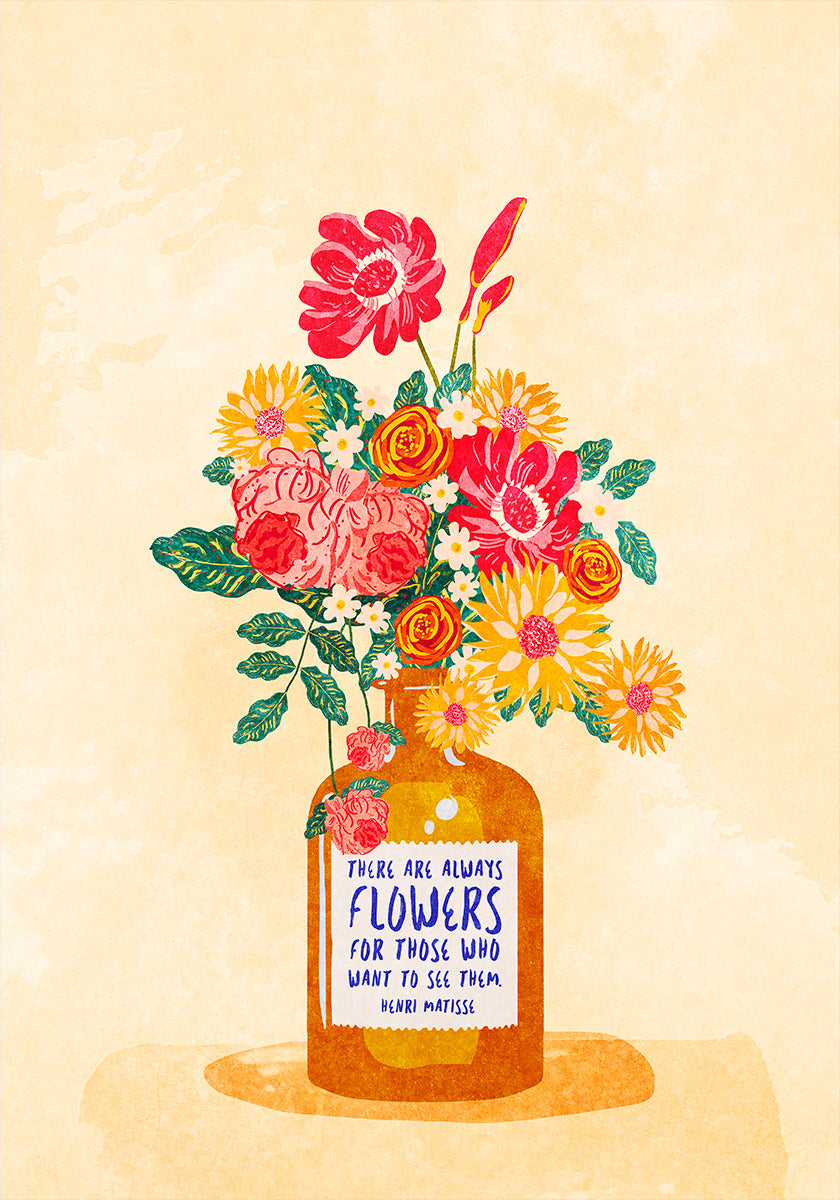 Poster di fiori sempre