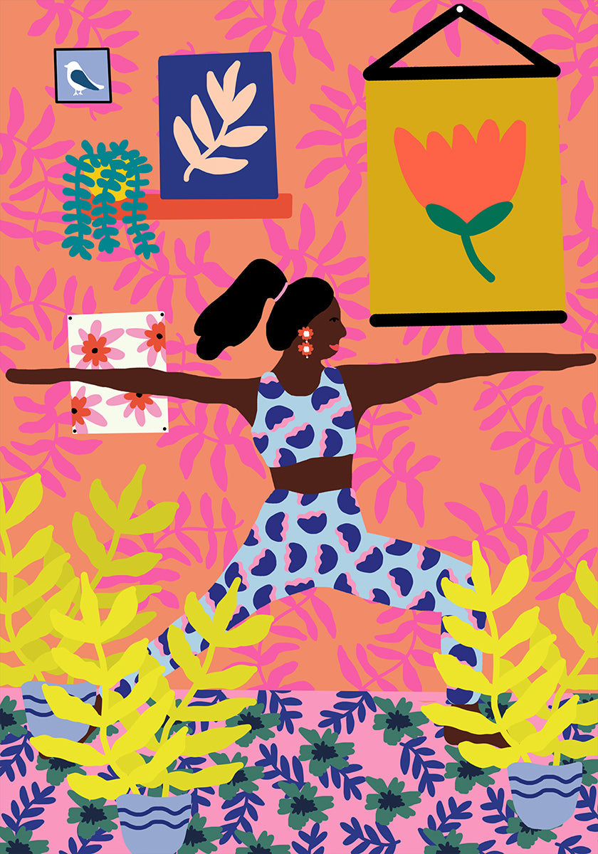 Posizione del guerriero yoga