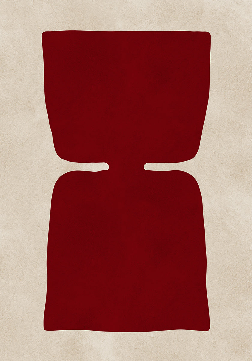 4 poster organici e astratti