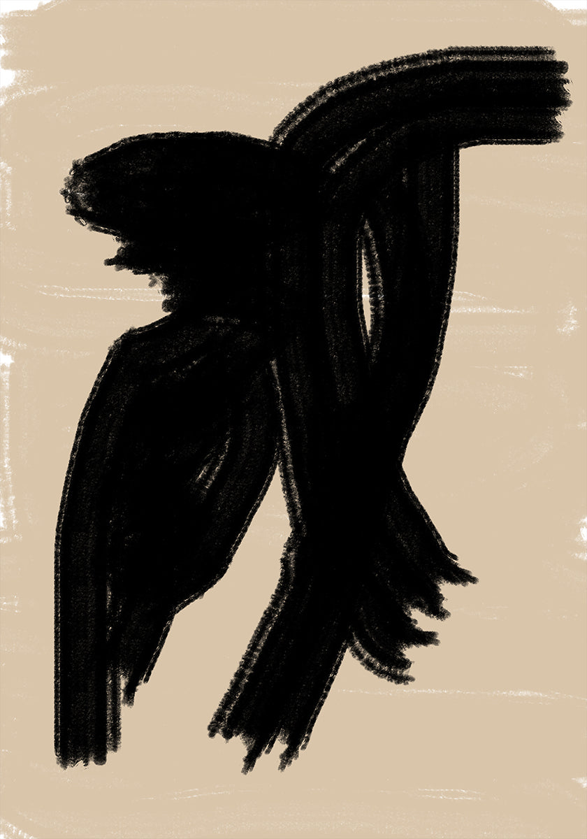 Poster di eleganza oscura