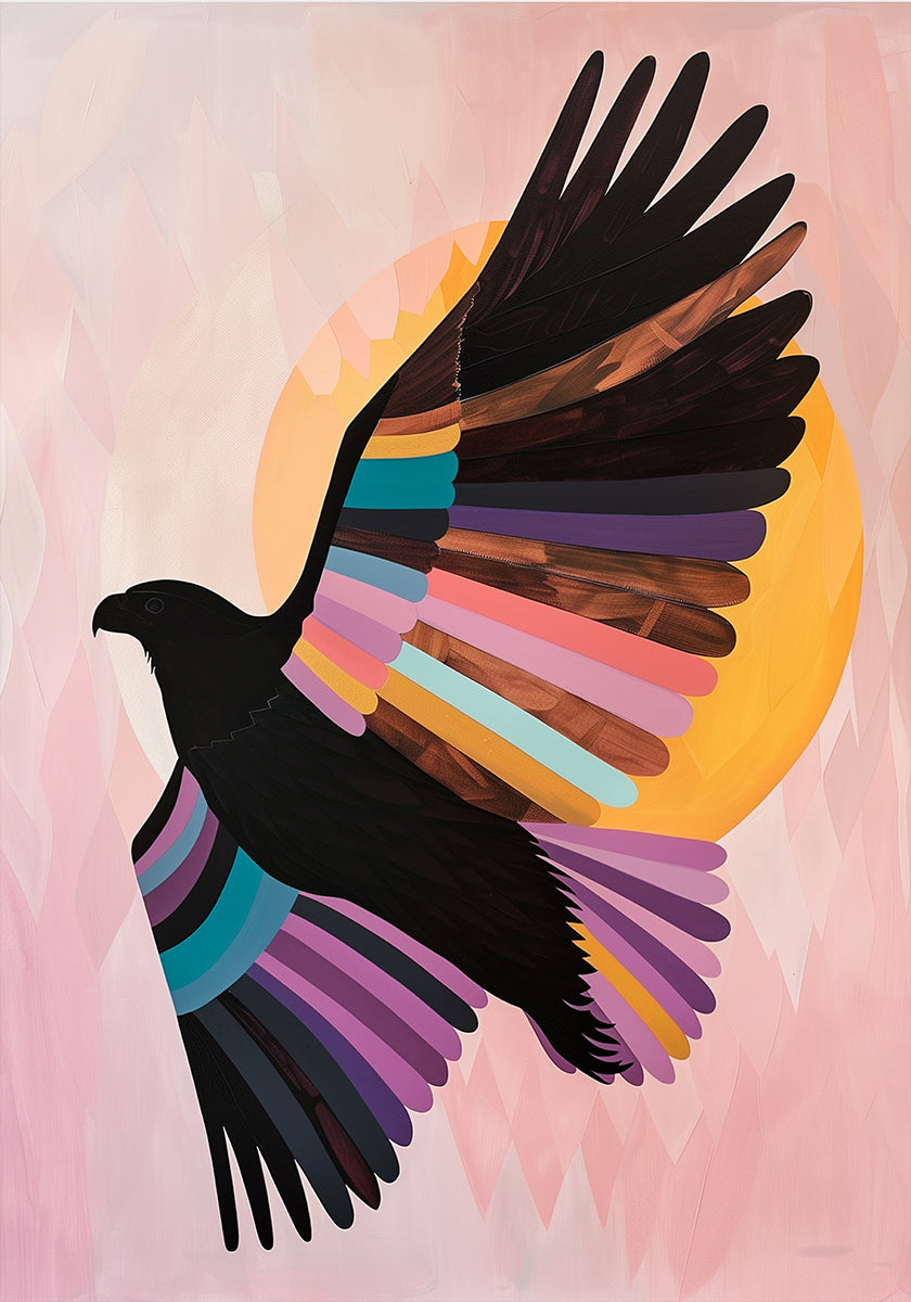 Poster dell'uccello che si sveglia