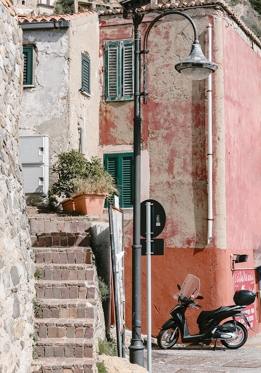 Scena di strada Scilla, Italia