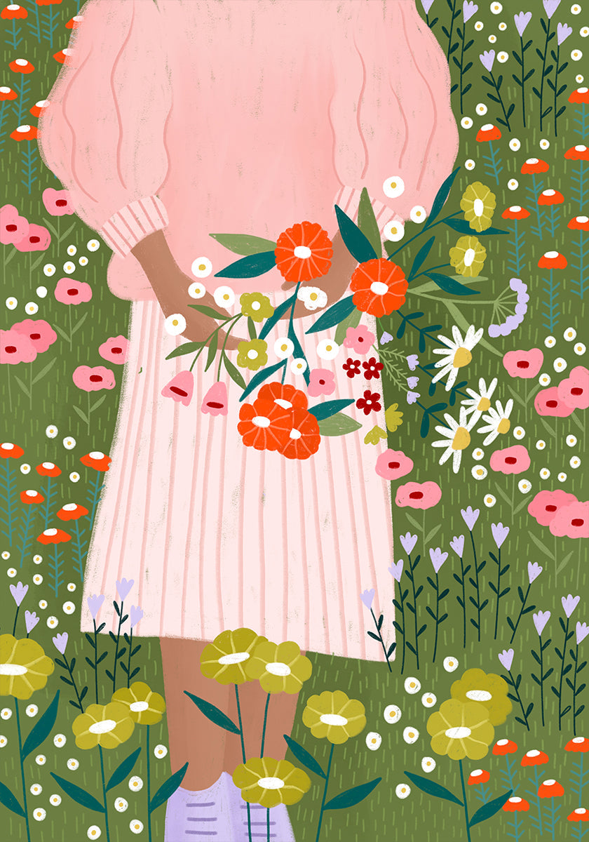 Fiori in mano