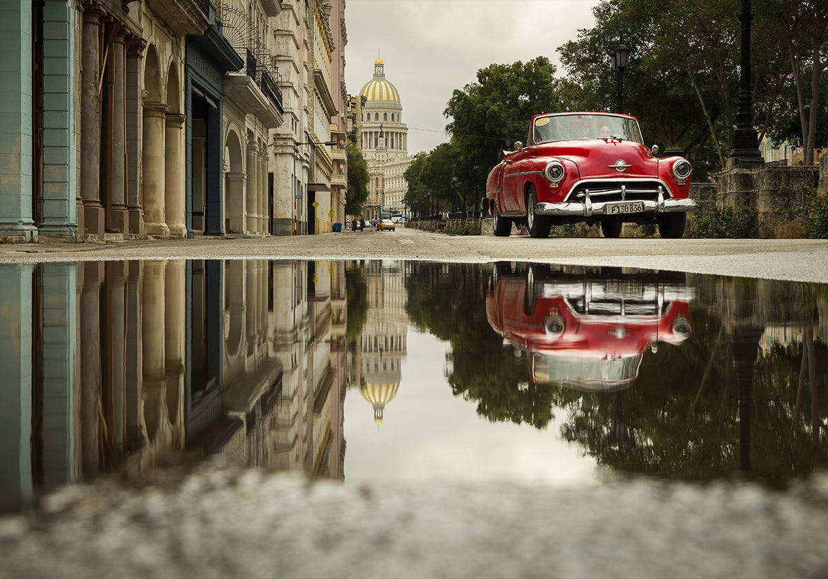 Poster delle strade dell'Avana, Cuba