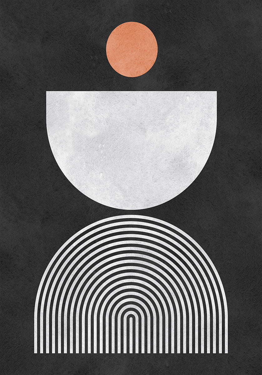 Linee e cerchi 10 Poster