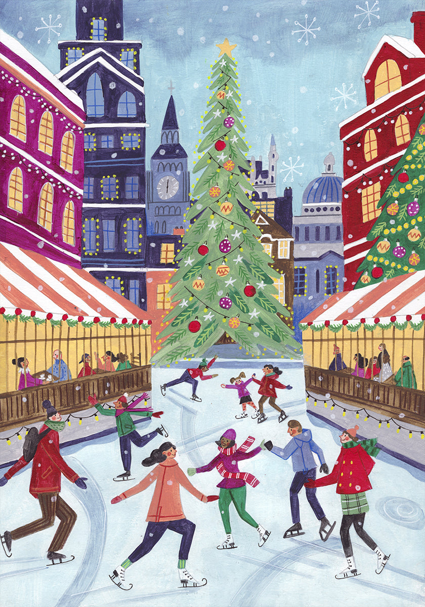Pattinaggio a Londra Poster