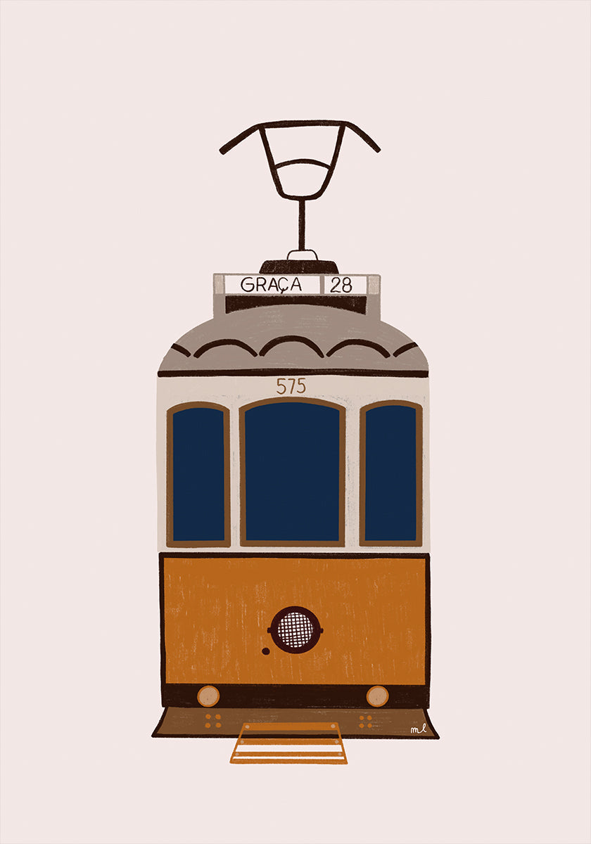 Poster del tram di Lisbona