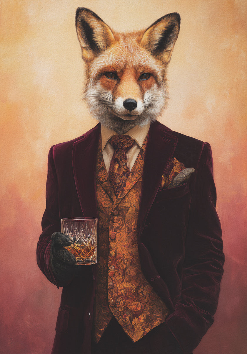 Fox In Velvet Suit (NEW) - Posterbox