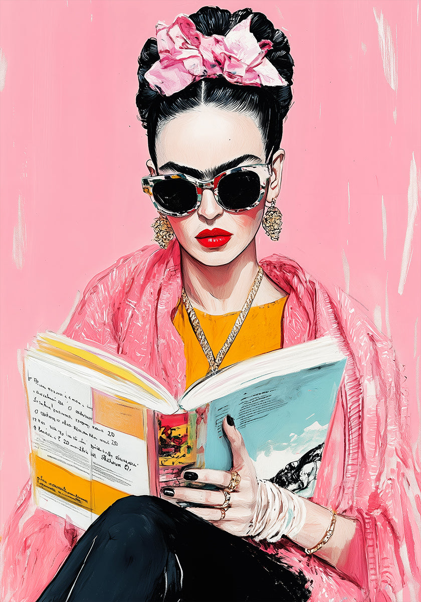 Poster del libro di lettura di Frida