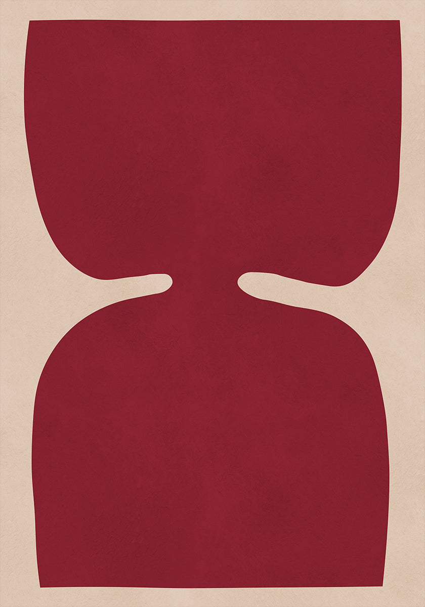 Poster di riflessione cremisi