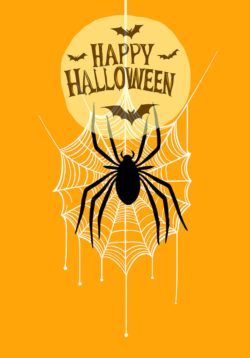 Spettacolare retrò: un poster dall'atmosfera fantastica per Halloween