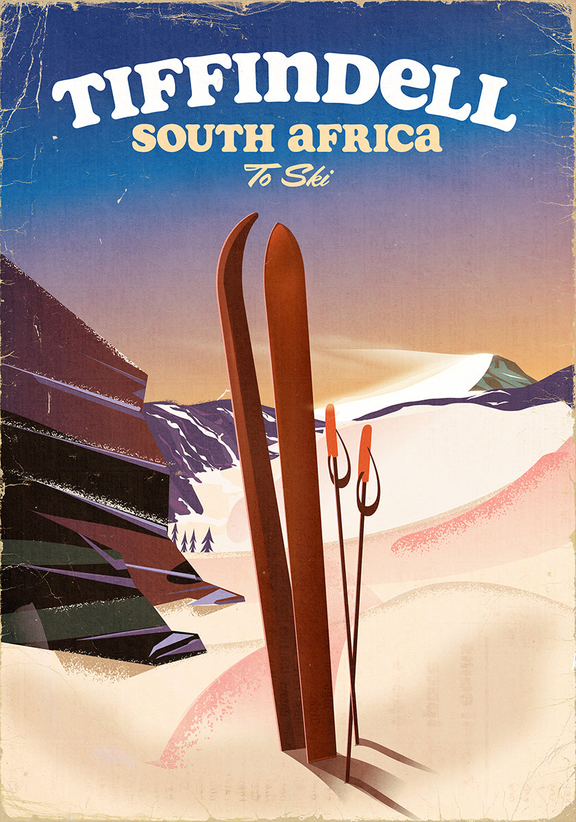 Tiffindell South Africa To Ski Plakat - Posterbox