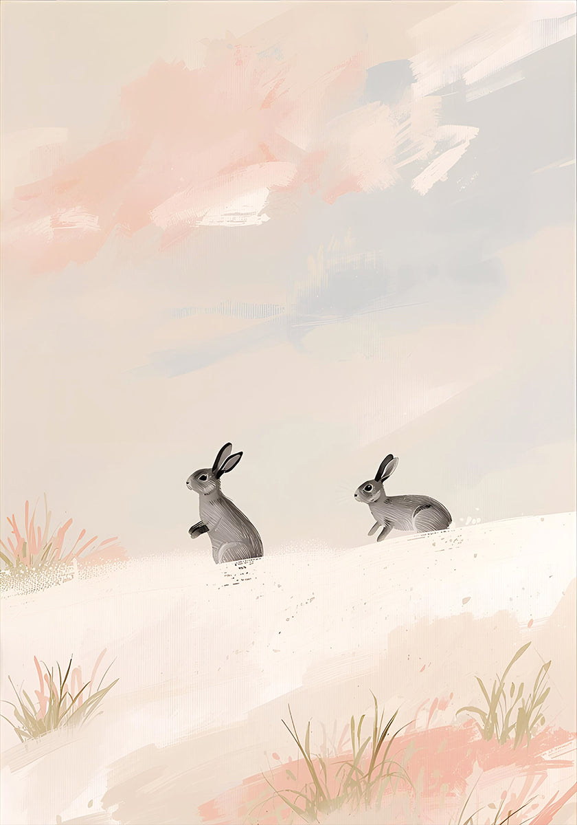 Poster di Hasen im Schnee