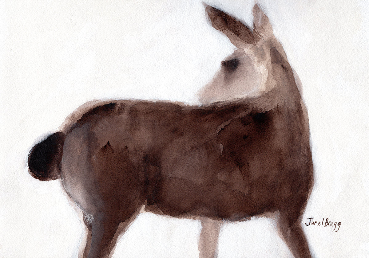 Poster di cervi su Creekside Lane