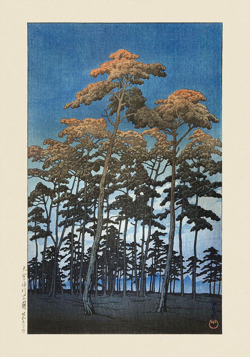 Hikawa Park In Omiya (1930) By Kawase Hasui and Watanabe Shozaburo (NEW) - Posterbox