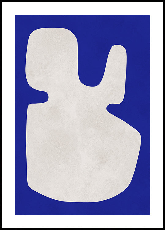 Blue and white art 4 (NEW) - Posterbox