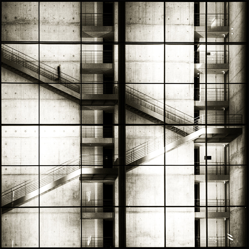 Poster astratto di scale