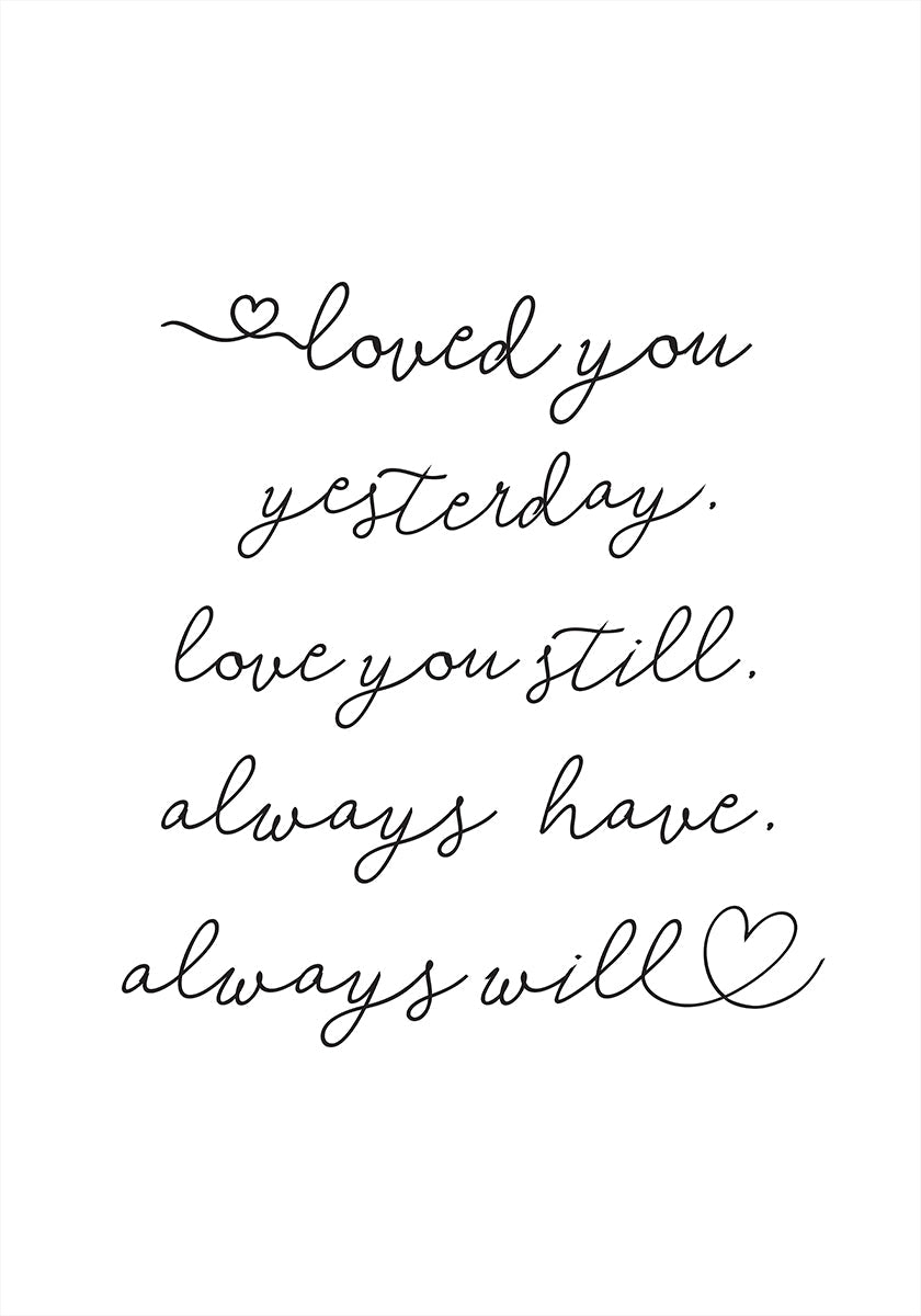 Love Note (NEW) - Posterbox