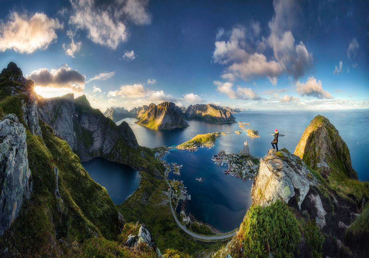 Poster con vista su Reinebringen