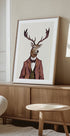 A deer With Human Attire—wearing Plakat - Posterbox