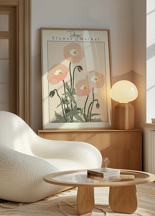 Flower Market Tokyo Poppy (NEW) - Posterbox