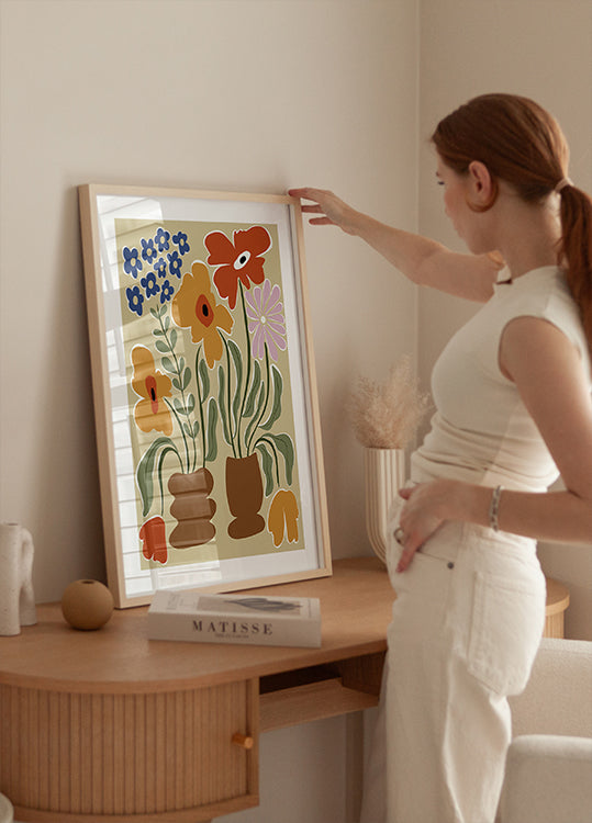 Classic Color Bloom Plakat - Posterbox