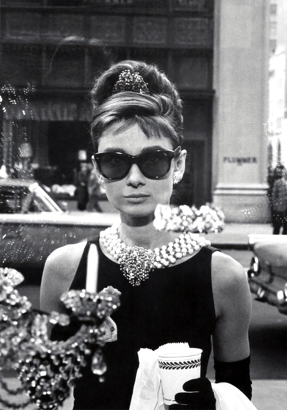 Audrey Hepburn Colazione da Tiffany Poster 