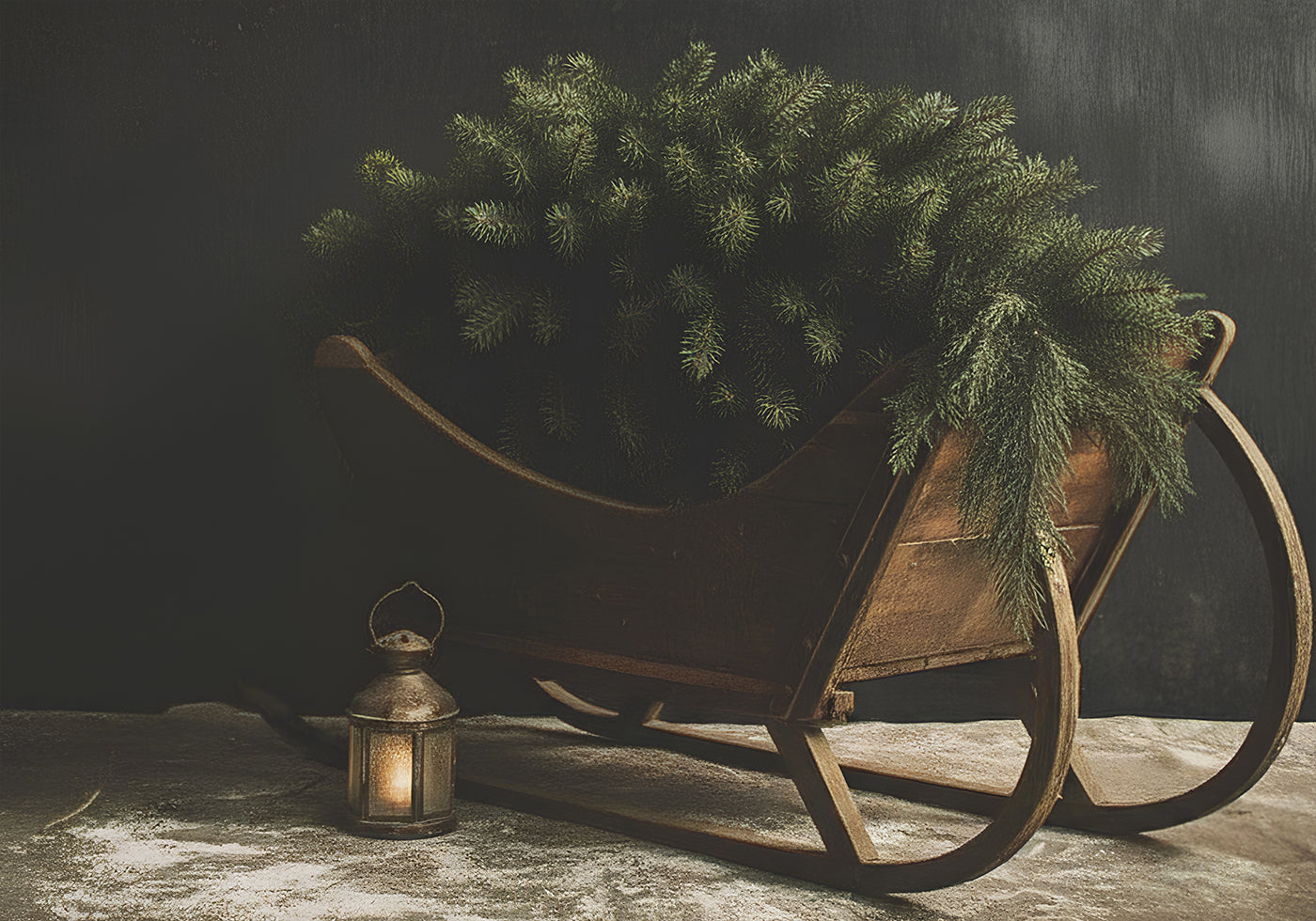 Poster di slitta di Natale