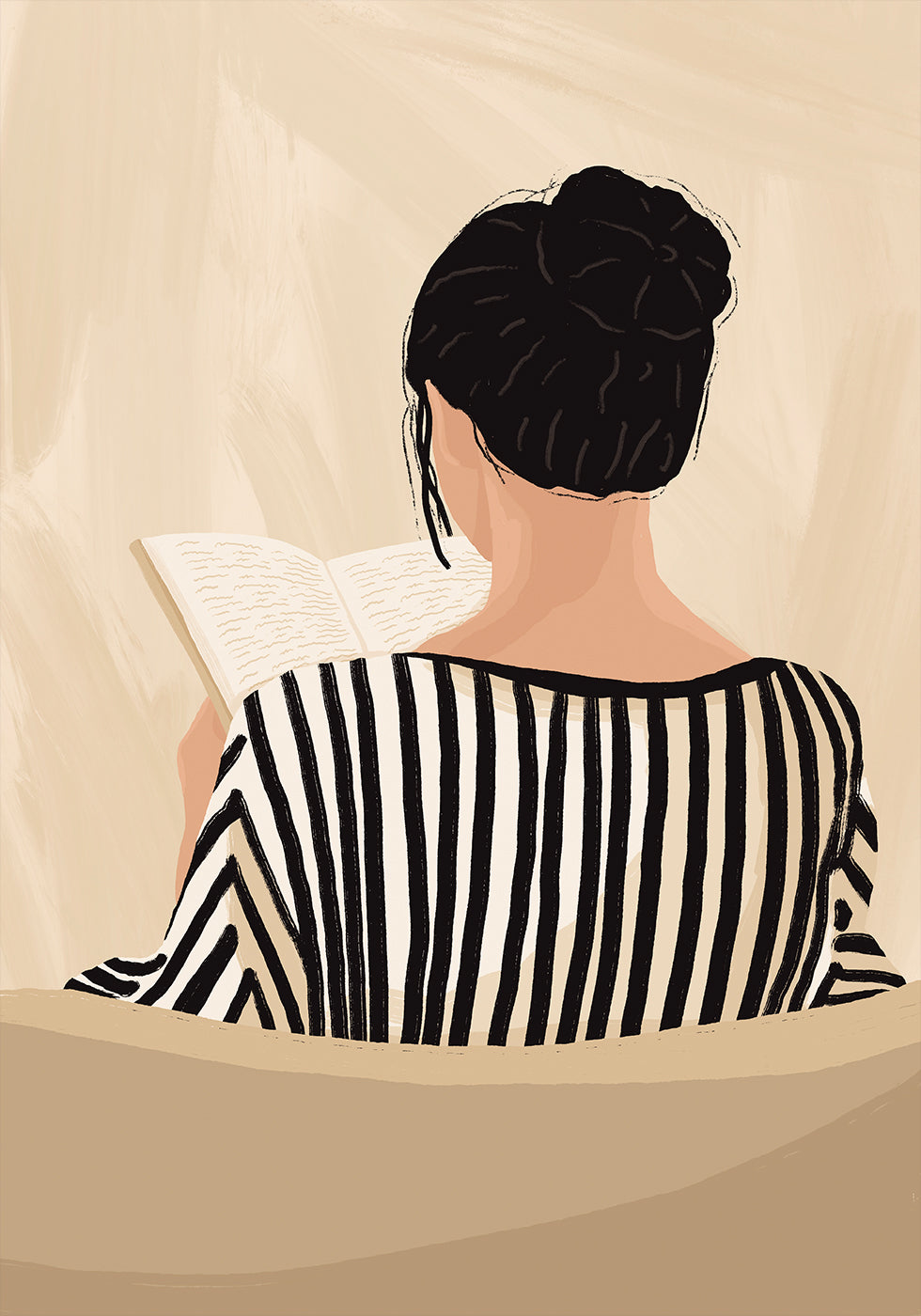 Poster di lettura accogliente