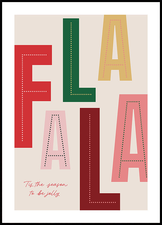 Poster del periodo natalizio di FaLaLa