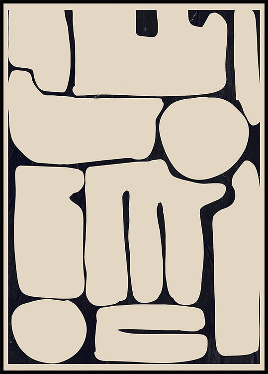 Poster con forme minimali astratte moderne 161