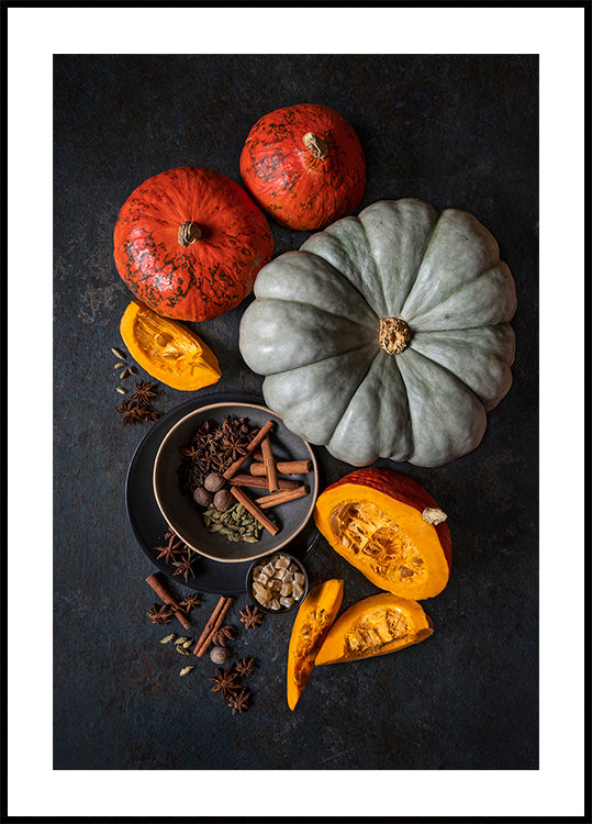 Autumn on the table Plakat