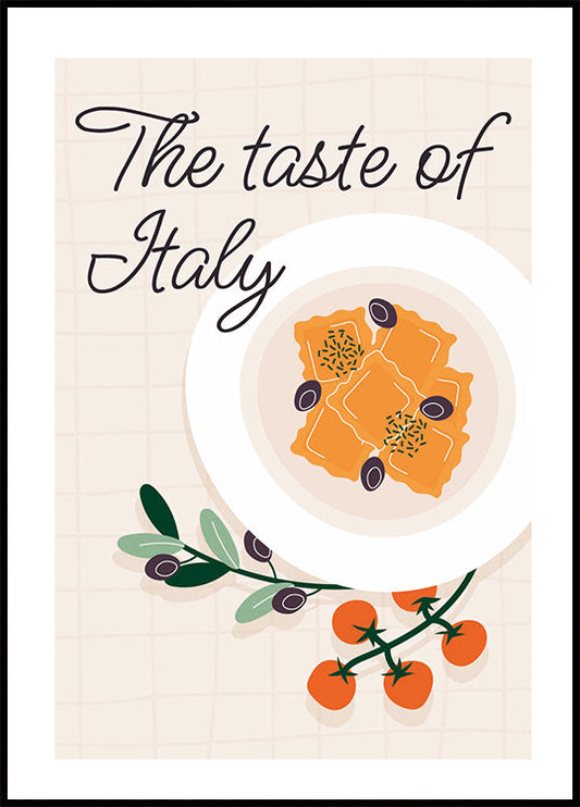 Il poster del gusto d'Italia 