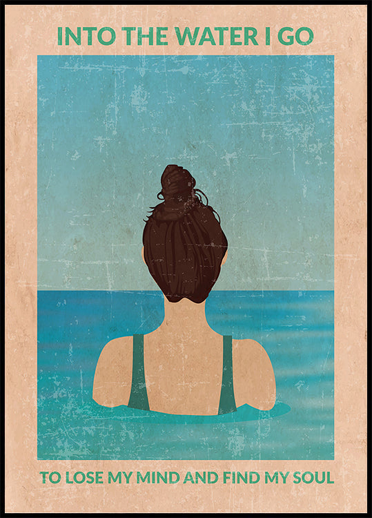 Arte da parete standard nell'acqua