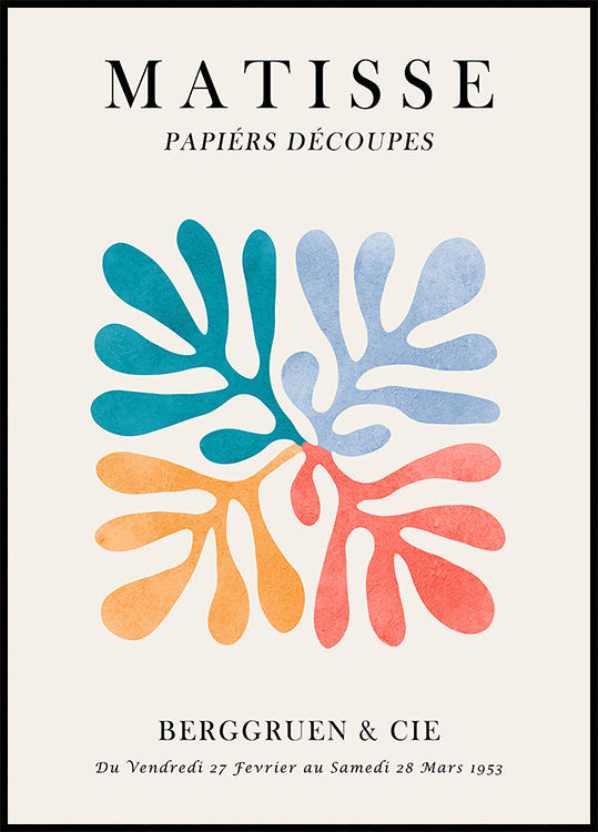 Poster floreale di Matisse 4