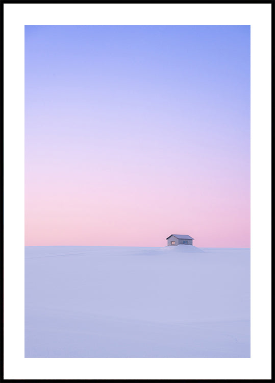 Manifesto dell'alba a Biei