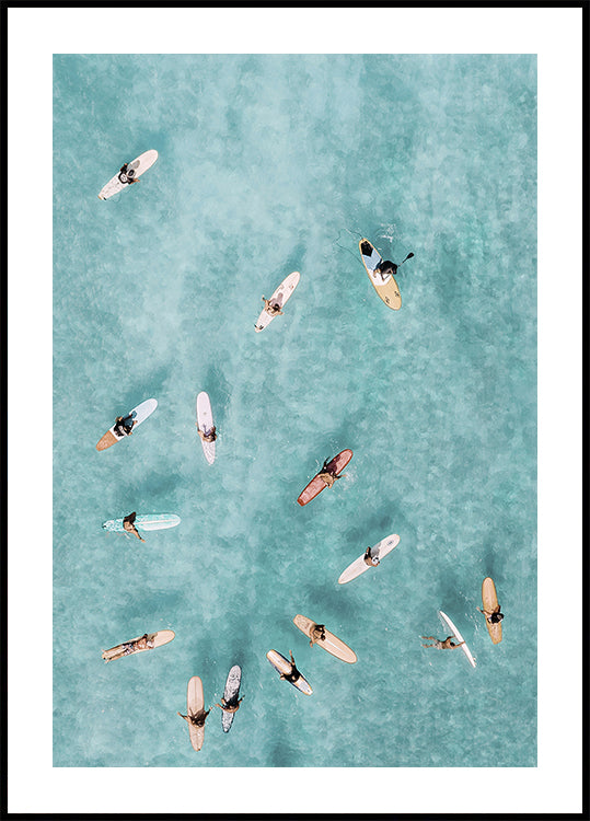 Poster Surfisti in mare n. 2