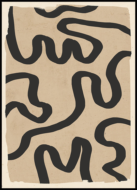 Poster linea astratta arte 173