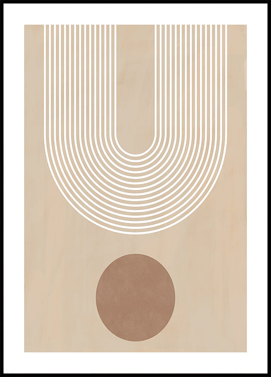 Poster Arco Beige