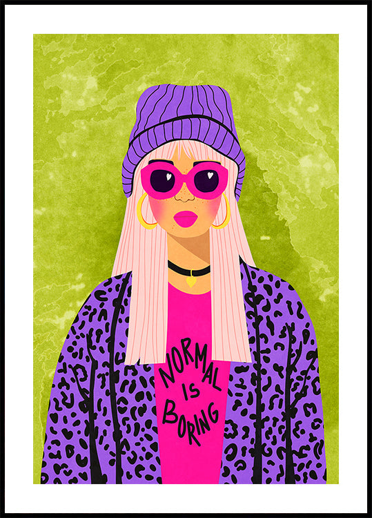 Poster di perforazione del ghiaccio normale