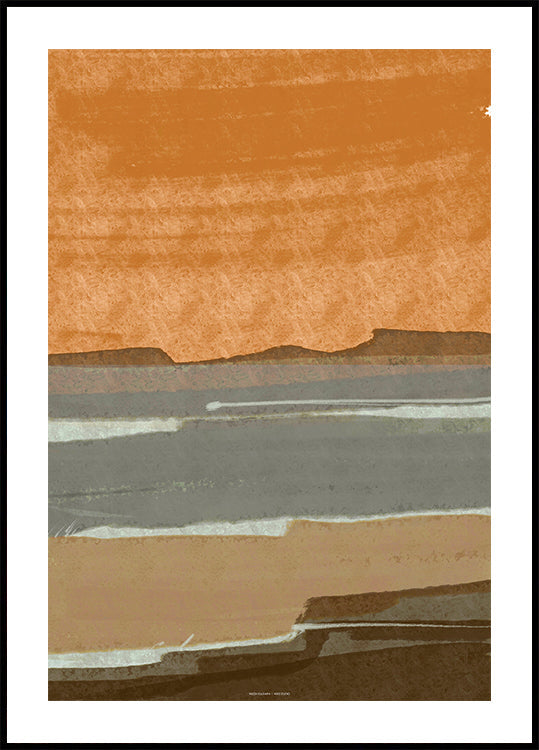 Un poster di una tranquilla serata autunnale