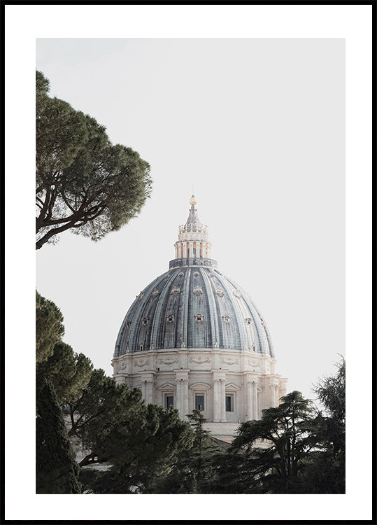 Manifesto della cupola della Basilica di San Pietro