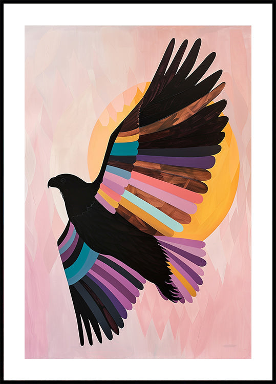 Poster dell'uccello che si sveglia