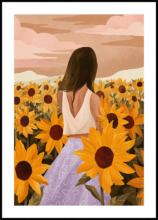 Poster delle serate di girasole