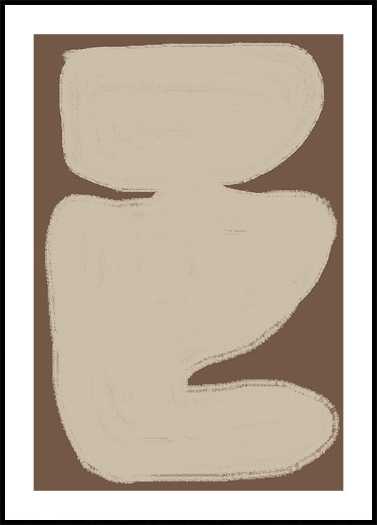 Poster astratto di sussurri