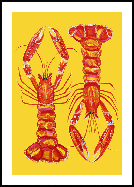 Scampi Sul Poster Giallo