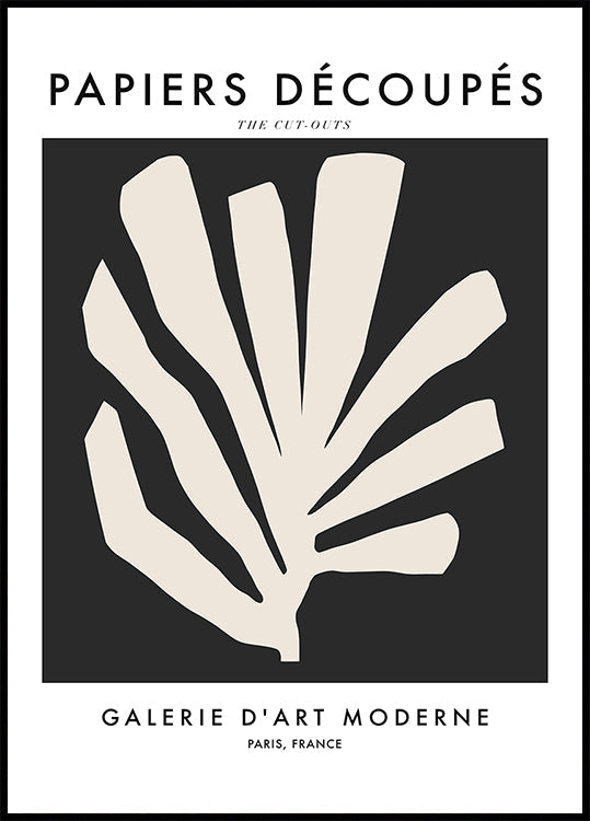 Poster di foglie sagoma