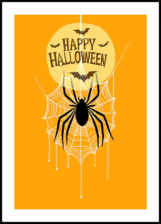 Spettacolare retrò: un poster dall'atmosfera fantastica per Halloween