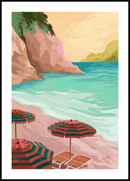 Manifesto di vacanza tropicale